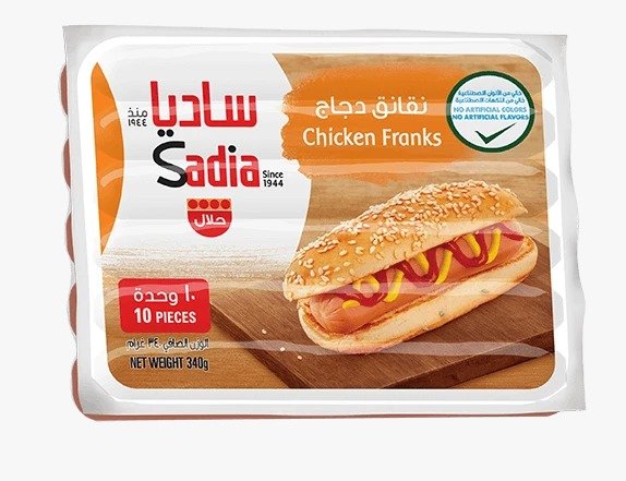 SADIA CHICKEN FRANKS 340G