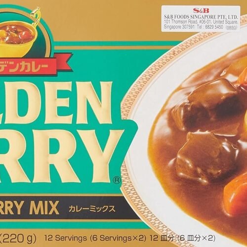 S&B GOLDEN CURRY JAPANESE CURRY MIX 220G