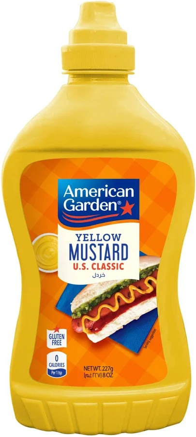 AMERICAN GARDEN MUSTARD SQUEEZE 8OZ
