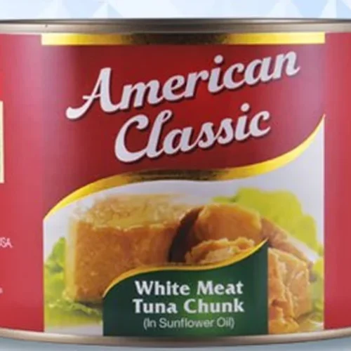 AMERICAN CLASSIC LIGHT MEAT TUNA CHUNK IN SF OIL 1.7KG