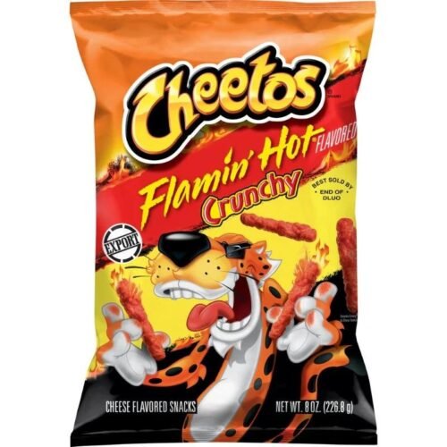 CHEETOS Crunchy Flamin Hot 8oz (10×8oz)