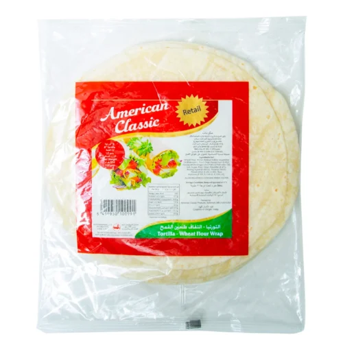 AMERICAN CLASSIC  TORTILLA PLAIN 6 INCH 12PCS