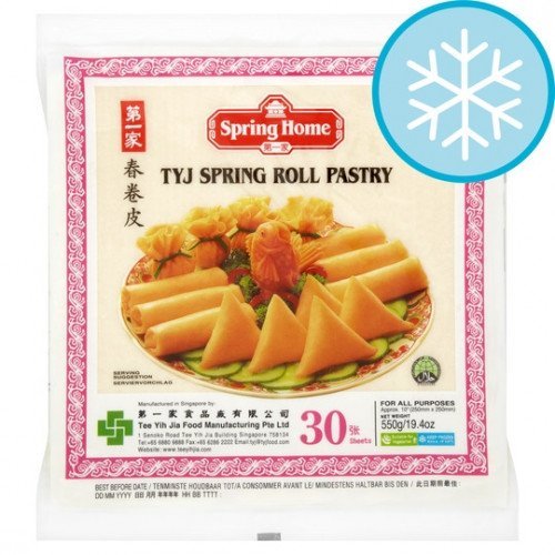 SPRING HOME SPRING ROLL PASTRY 8.5(40S) 550G