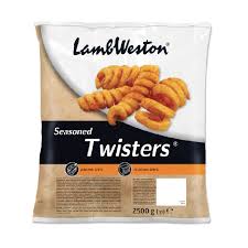 LAMB WESTON ORIGINAL SEASONED TWISTERS D72 2.5KG